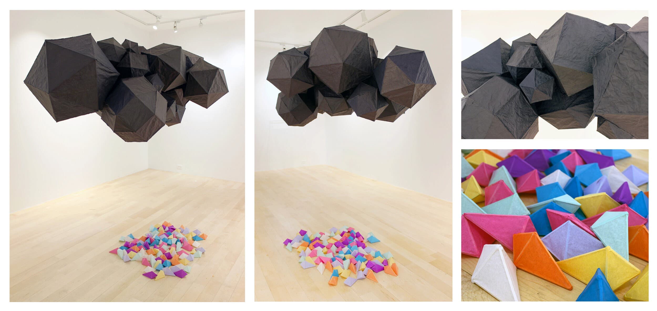 Hope installation — black clouds