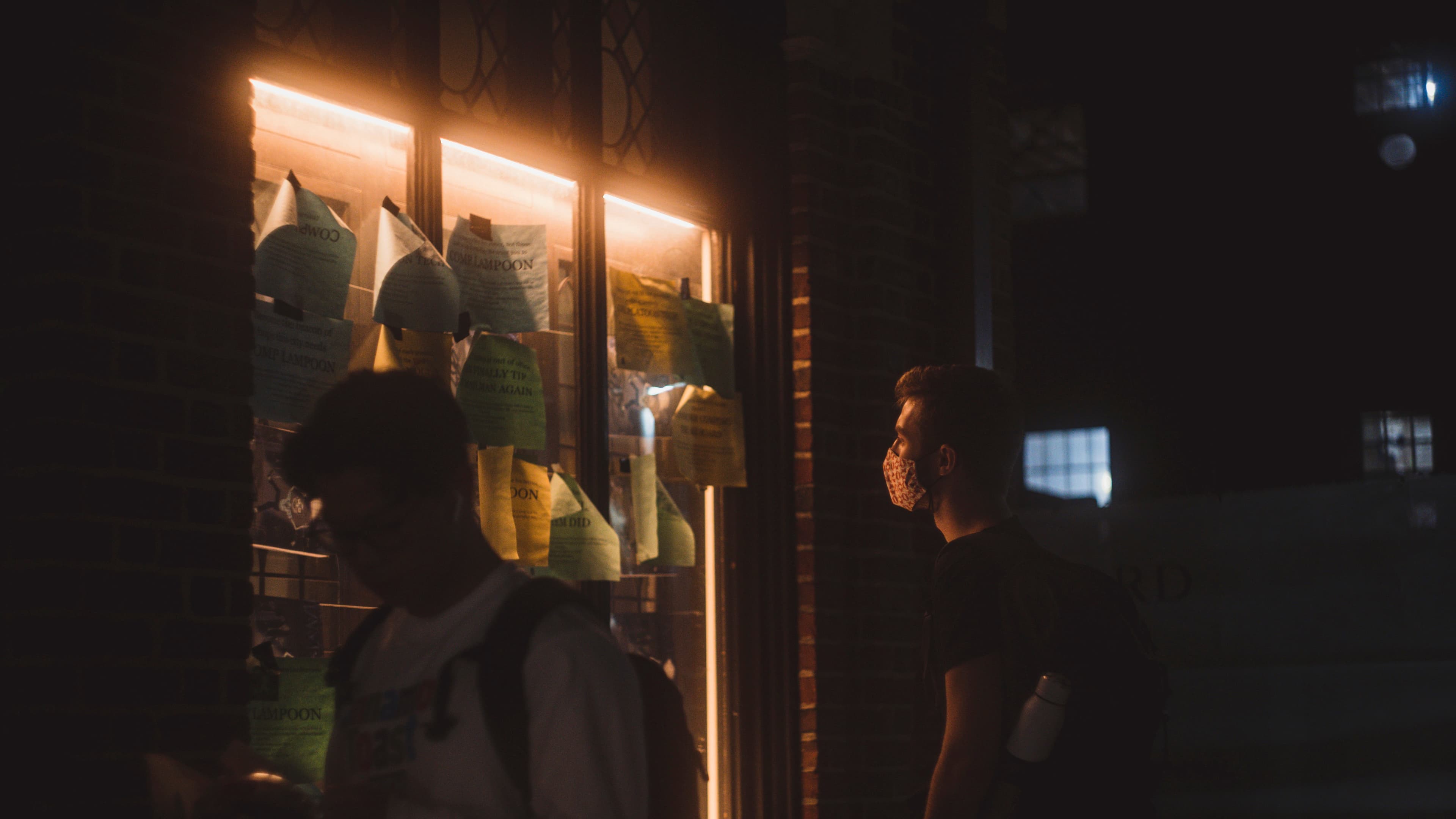 Moonflowers nighttime portrait